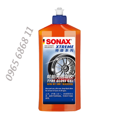 Dung dịch rửa xe không chạm sonax chất làm bóng lốp ô tô sáp đánh bóng lốp